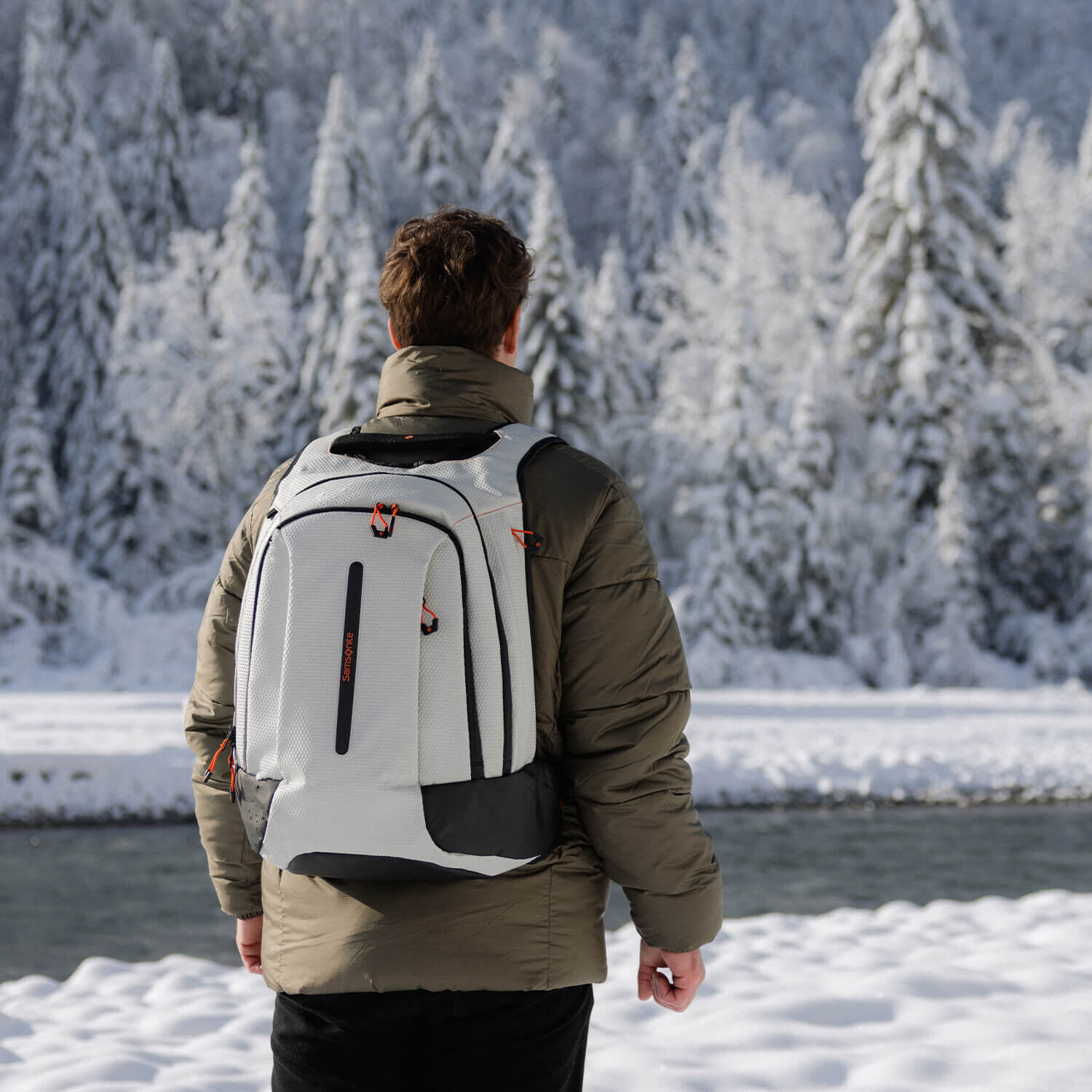 Samsonite white backpack new arrivals