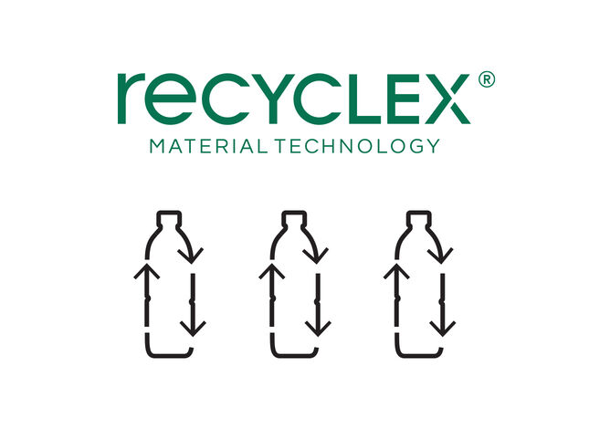 Hergestellt aus recycelten Materialien