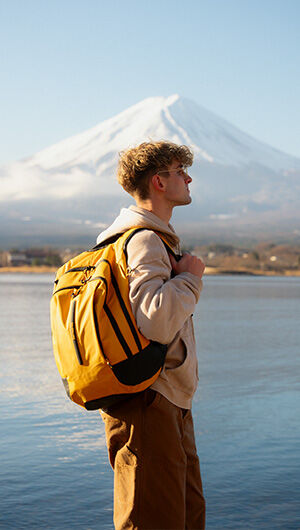 Rucksack L Gelb