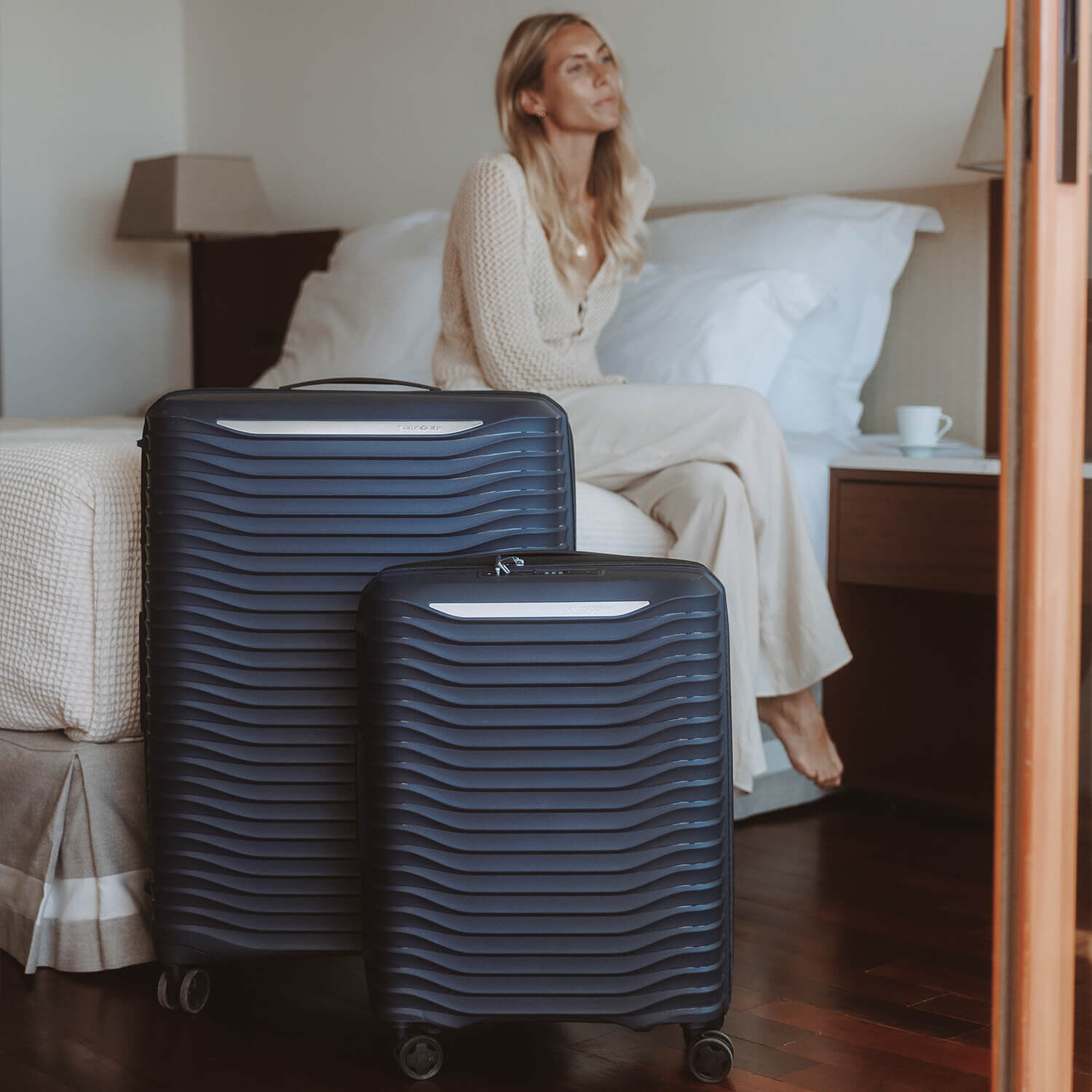 Upscape Trolley mit 4 Rollen erweiterbar 75cm Samsonite Deutschland