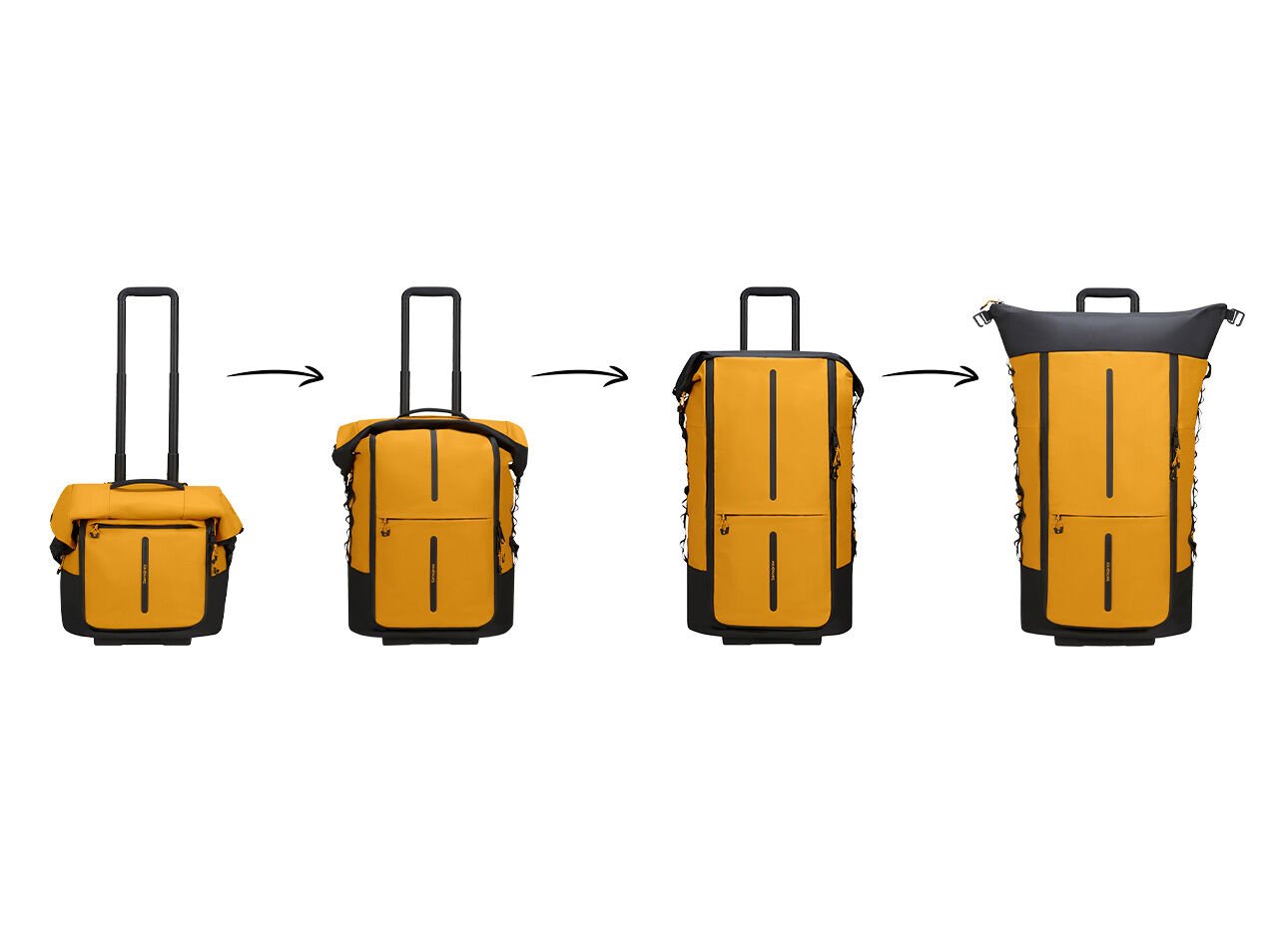 Ecodiver Faltbarer Duffel mit Rollen 4 in 1 Samsonite Deutschland