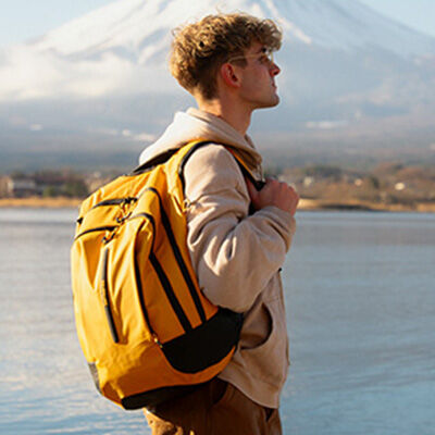 Rucksack L Gelb