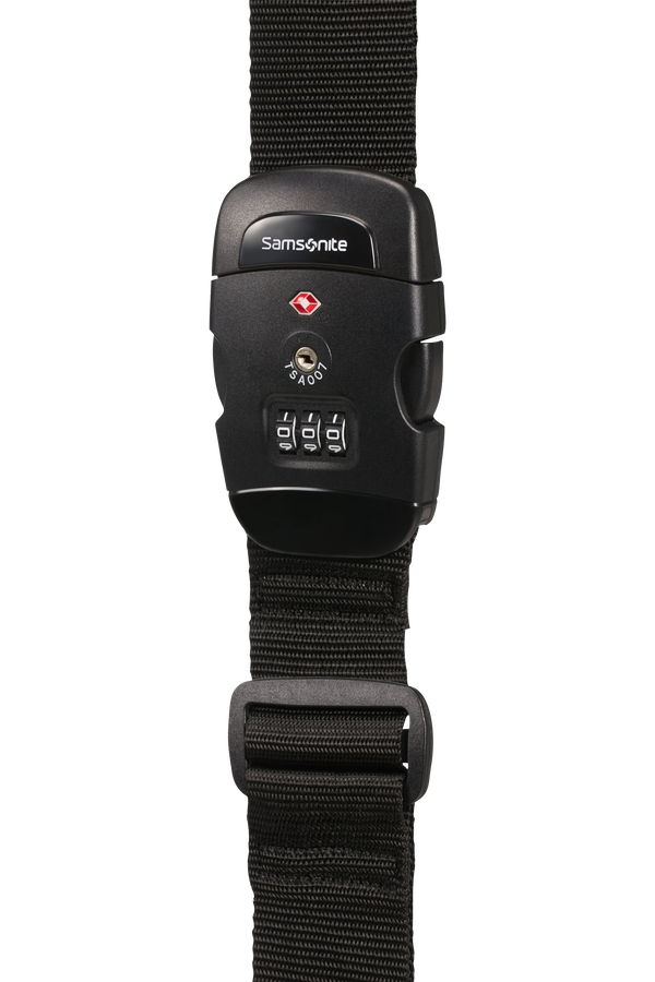 Samsonite Global Ta Luggage Strap/TSA Lock Schwarz