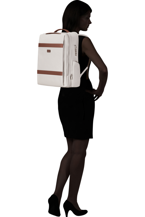 Samsonite Image Biz Travel Backpack EXP 15.6'  IVORY Samsonite Image Biz Travel Backpack EXP 15.6'  IVORY