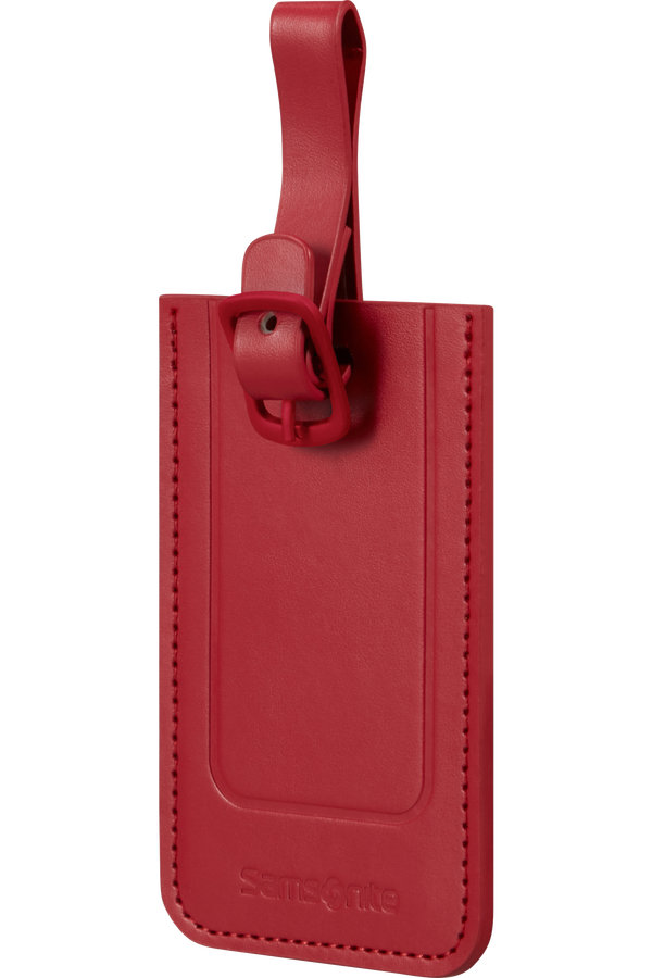 Samsonite Ta Revolution Rectangle Luggage Tag x2  Rot