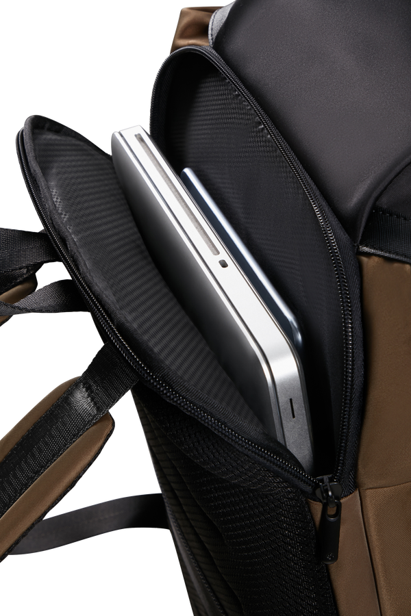 Samsonite Relyon Backpack M 15.6'' with flap  Braun
