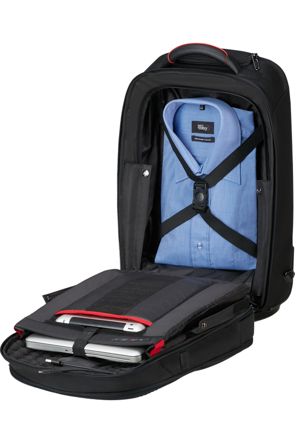 Samsonite Pro-DLX 6 Laptop Backpack with Wheels  17.3inch Schwarz
