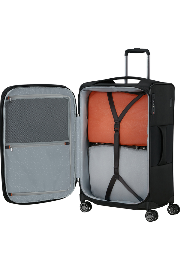 Samsonite Re-Lite Spinner Expandable 67cm  Schwarz