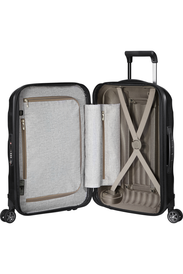 Samsonite C-Lite Spinner Expandable 55cm  Schwarz