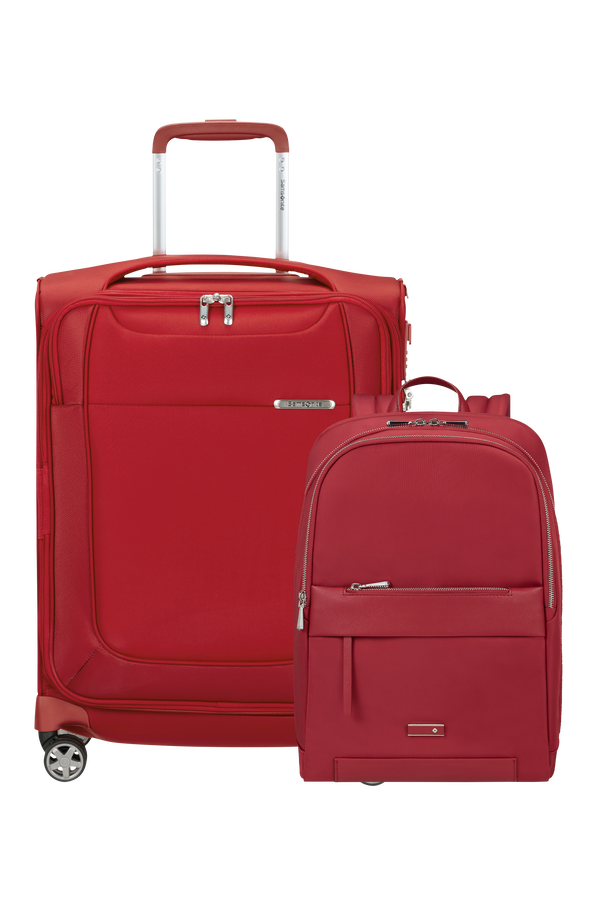 Samsonite red luggage set on sale