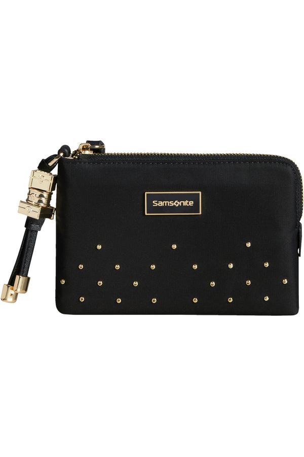 Samsonite Karissa Slg Flat Pouch 3CC Studs  Schwarz