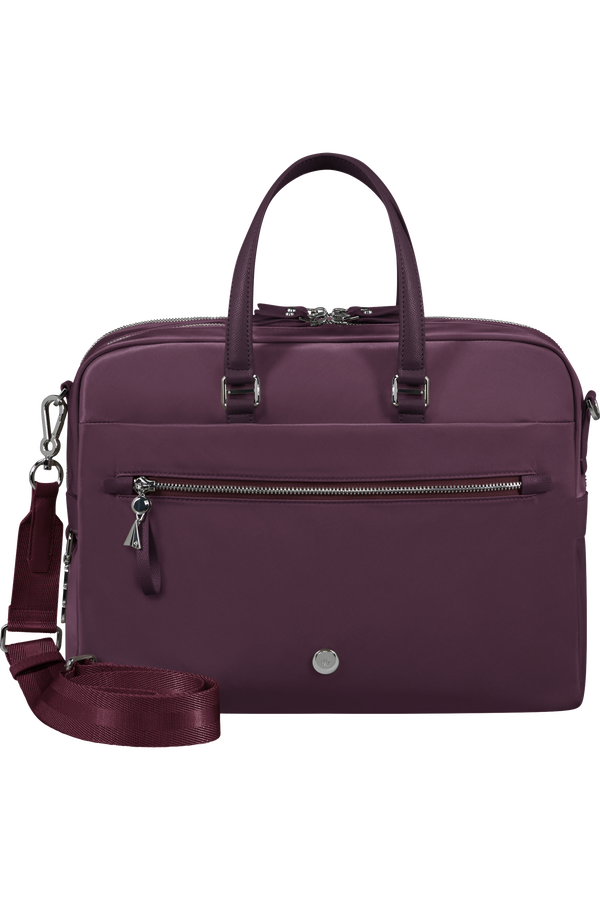Samsonite Karissa Evo Bailhandle 15.6' 2 Comp  Burgundy Samsonite Karissa Evo Bailhandle 15.6' 2 Comp  Burgundy