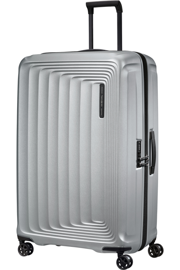 Samsonite Nuon Spinner Expandable 81cm  Matt Silver