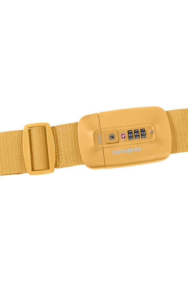 Samsonite Ta Revolution Luggage Strap/TSA Lock  Gelb
