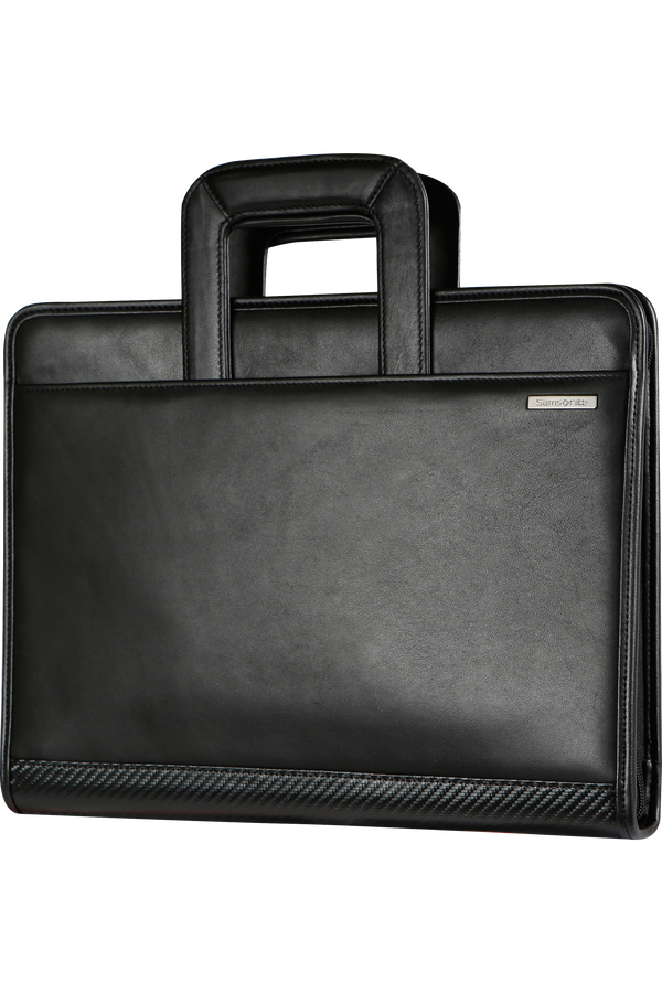 Samsonite Stationery S-Derry Zip Folder A4 Ret H + Binder Schwarz