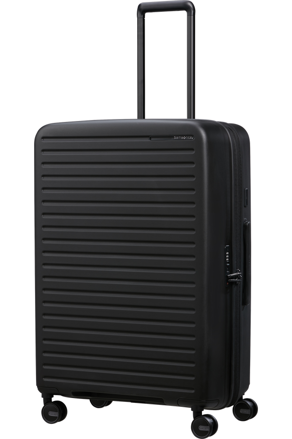 Samsonite Restackd Spinner Expandable 75cm  Schwarz