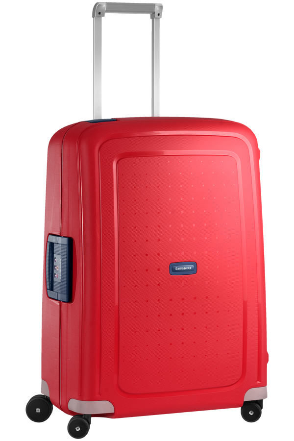 Samsonite S'Cure Spinner 69cm Crimson Red/Dark Blue Samsonite S'Cure Spinner 69cm Crimson Red/Dark Blue