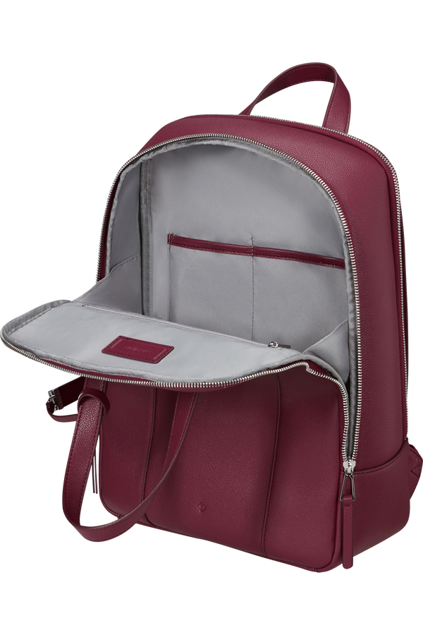 Samsonite red leather backpack online
