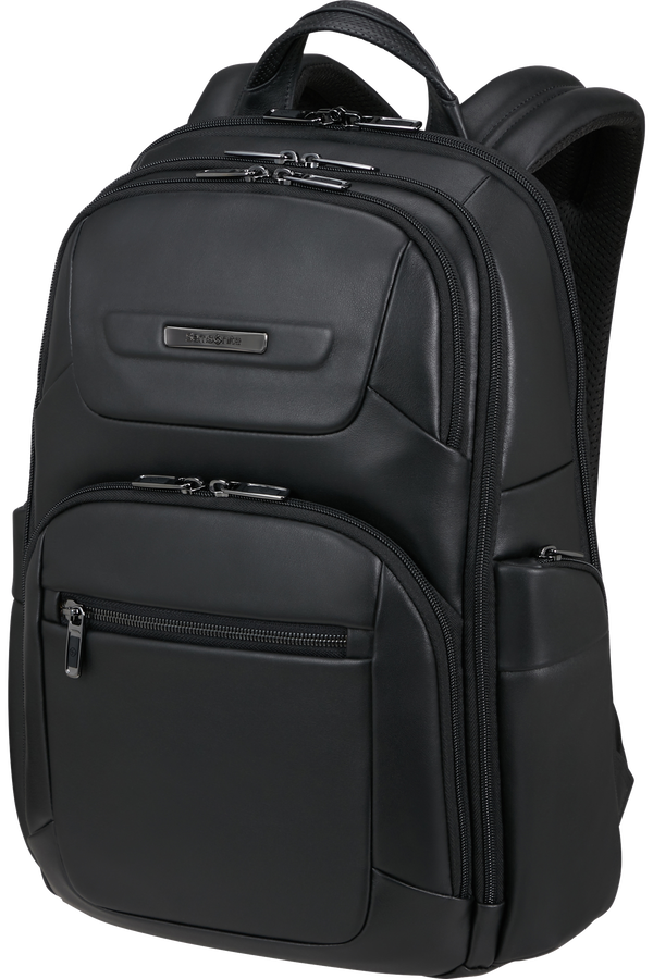 Samsonite Pro-Dlx 6 Leather Backpack 15.6'  Schwarz Samsonite Pro-Dlx 6 Leather Backpack 15.6'  Schwarz