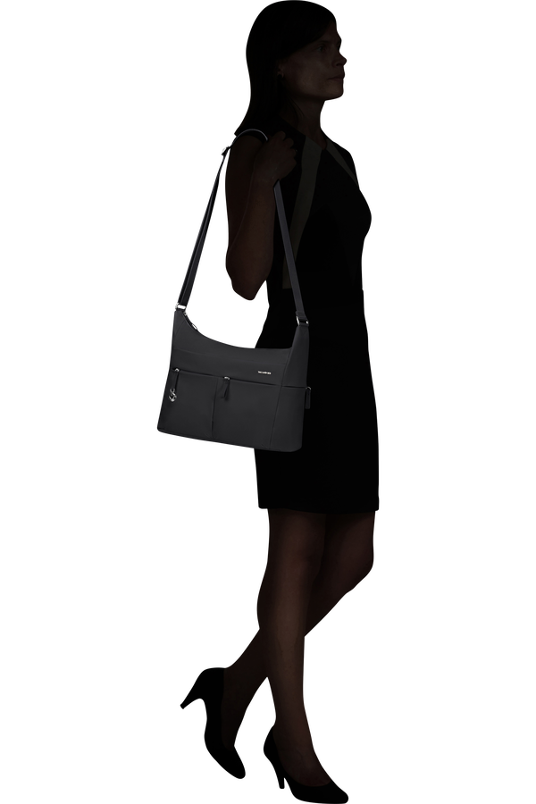 Samsonite Move 5.0 Shoulder Bag M + 2 Pock M  Schwarz