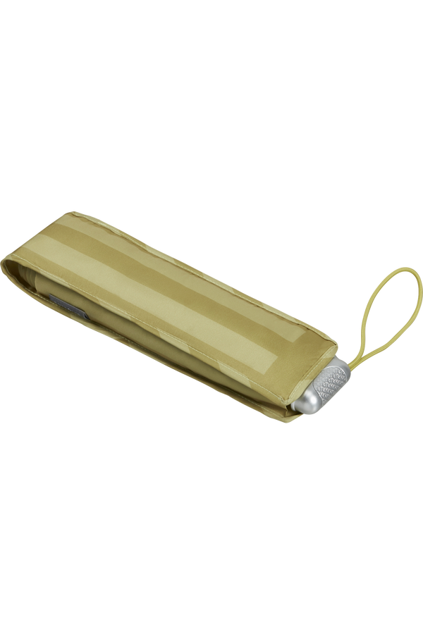 Samsonite Alu Drop S 3 Sect. Manual Flat  Mustard Yellow Stripes Samsonite Alu Drop S 3 Sect. Manual Flat  Mustard Yellow Stripes