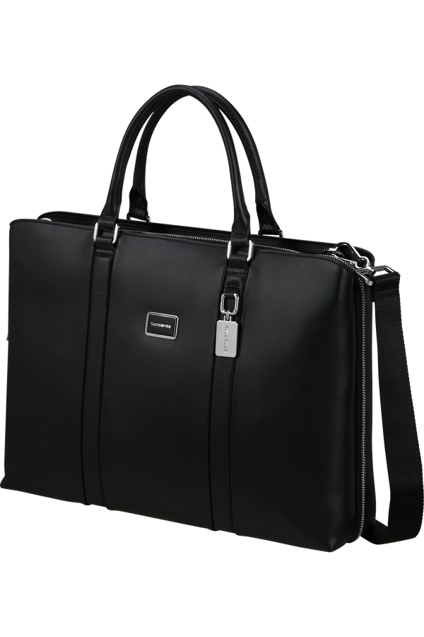 Image Biz Leather Aktentasche 15.6" | Samsonite Image Biz Leather Briefcase 15.6'  Schwarz