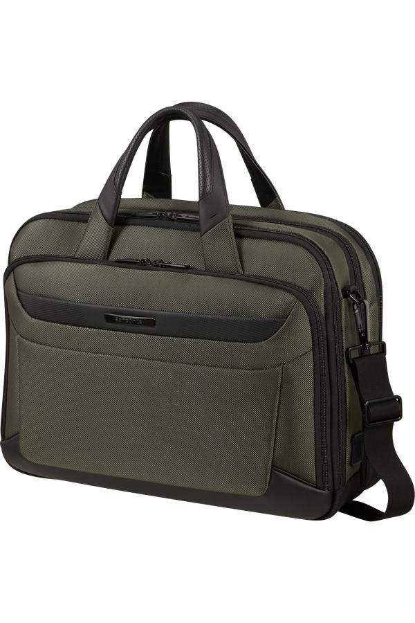 Samsonite Pro-Dlx 6 Bailhandle Expandable 15.6'  Grün