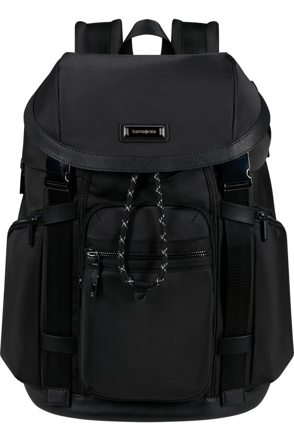 Samsonite Relyon Backpack M 15.6'' with flap  Schwarz
