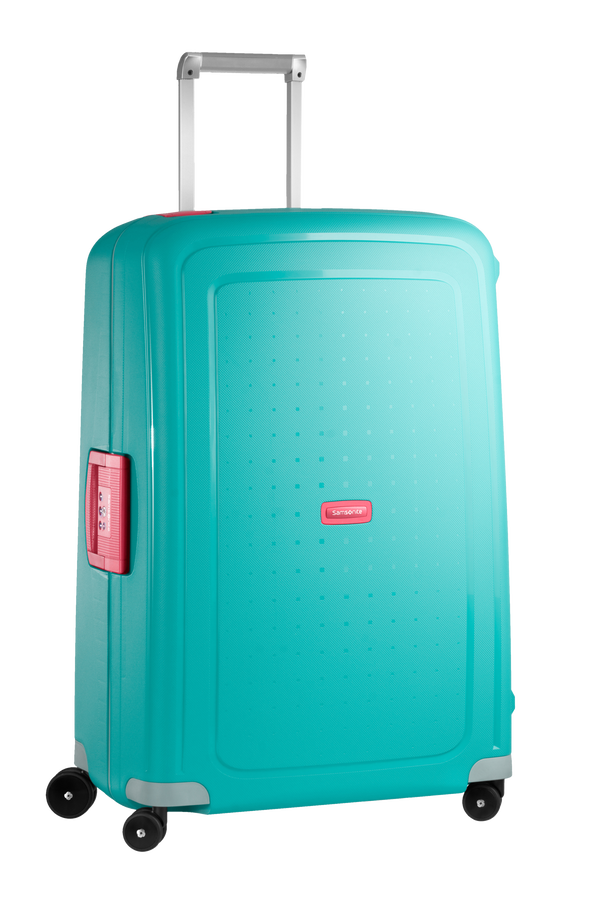 Samsonite S'Cure Spinner 75cm Aqua Blue/Bright Pink Samsonite S'Cure Spinner 75cm Aqua Blue/Bright Pink
