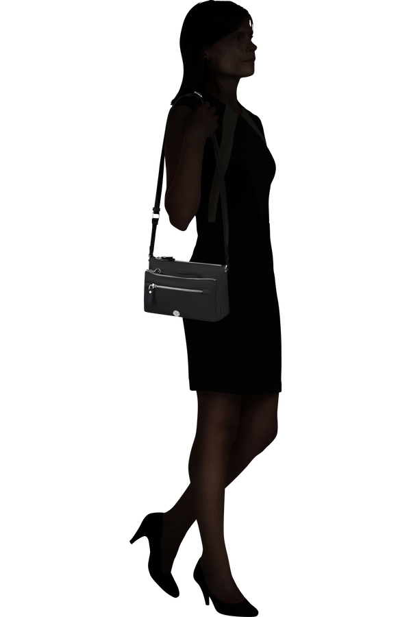 Samsonite Karissa Evo Shoulder Bag + Pouch  Schwarz