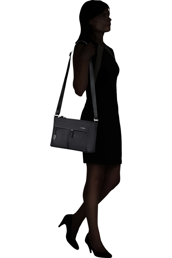 Samsonite Move 5.0 Horiz. Shoulder Bag + Flap  Schwarz Samsonite Move 5.0 Horiz. Shoulder Bag + Flap  Schwarz