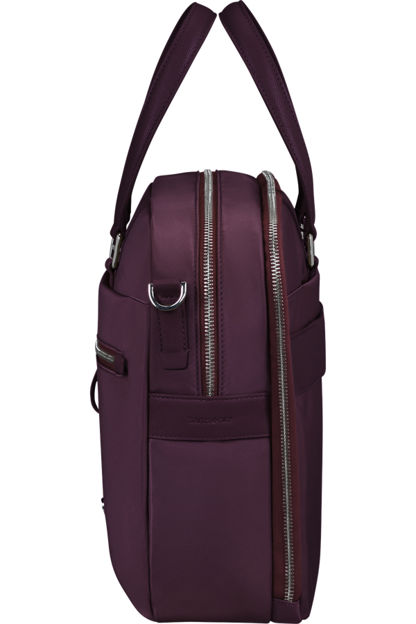 Samsonite Karissa Evo Bailhandle 15.6' 2 Comp  Burgundy Samsonite Karissa Evo Bailhandle 15.6' 2 Comp  Burgundy
