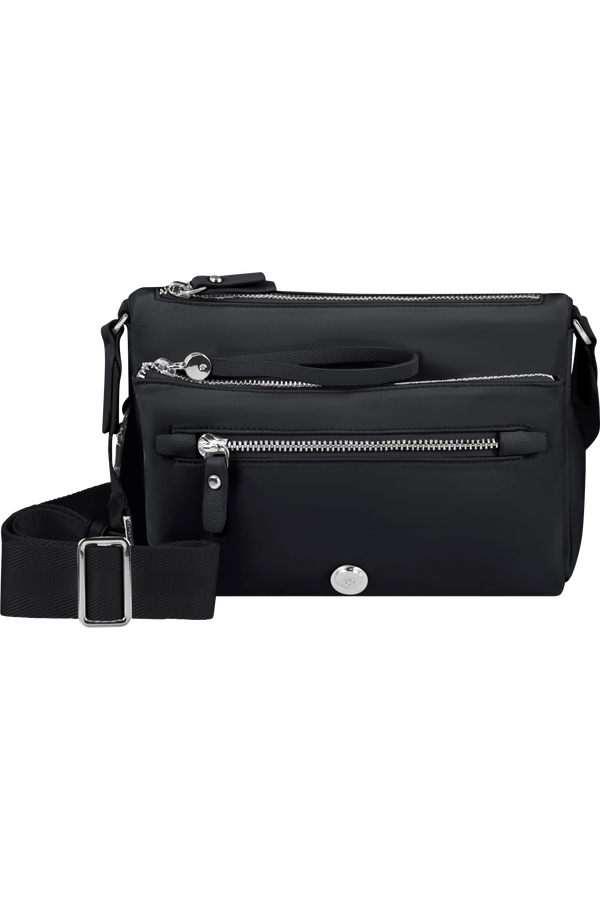 Samsonite Karissa Evo Shoulder Bag + Pouch  Schwarz
