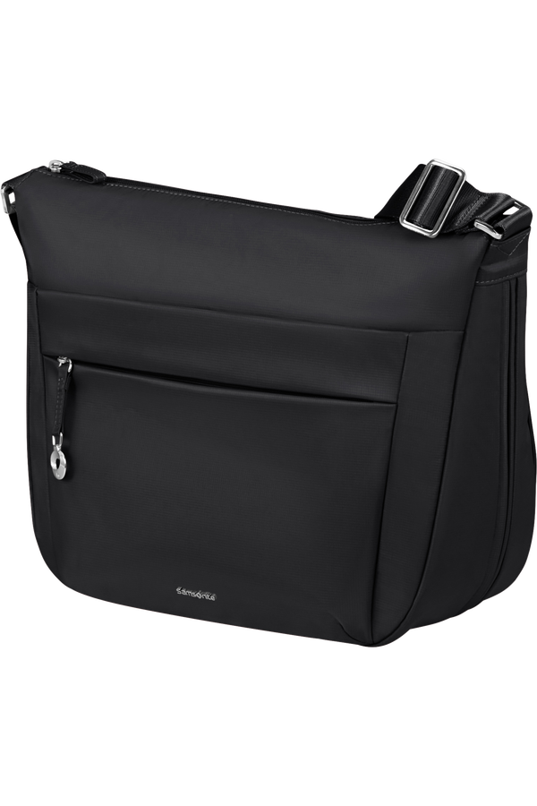 Samsonite Move 5.0 Hobo Bag Round Expandable M  Schwarz