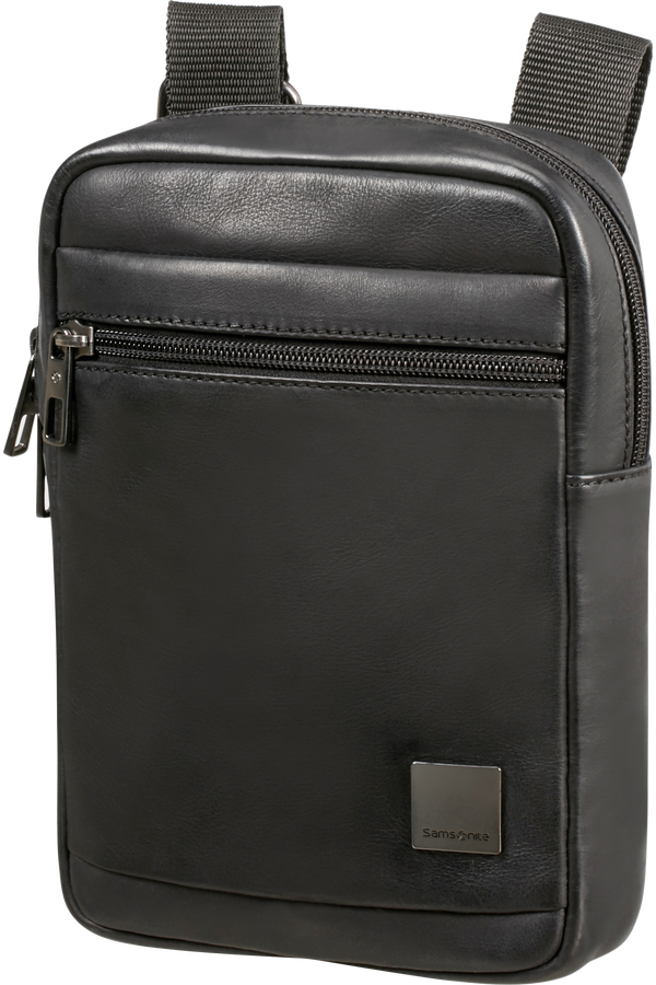 Samsonite Hip-Square Lth Crossover S  Schwarz