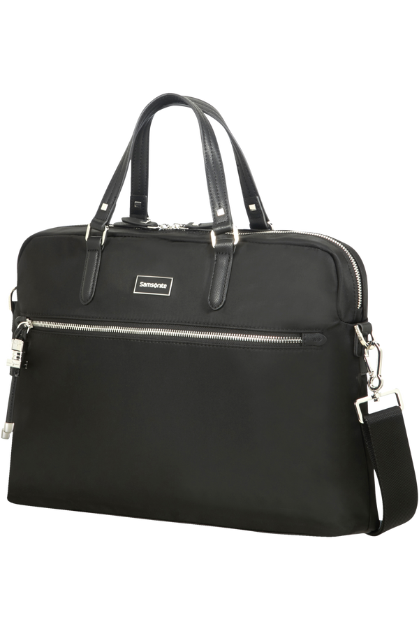 Samsonite Karissa Biz Bailhandle 15.6inch Schwarz Samsonite Karissa Biz Bailhandle 15.6inch Schwarz