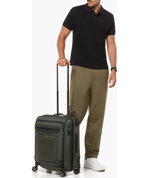 Pro-DLX 6 Trolley mit 4 Rollen Erweiterbar 55cm 55 x 40 x 23/28 cm | 3.2 kg