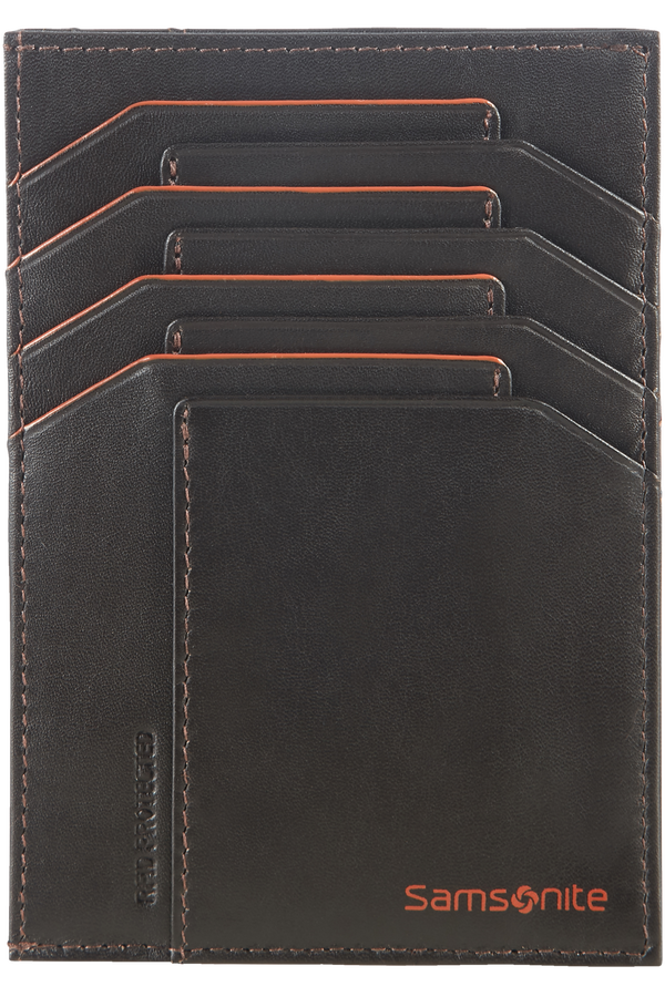 Samsonite Card Holder All in one Wallet Brown/Orange Samsonite Card Holder All in one Wallet Brown/Orange