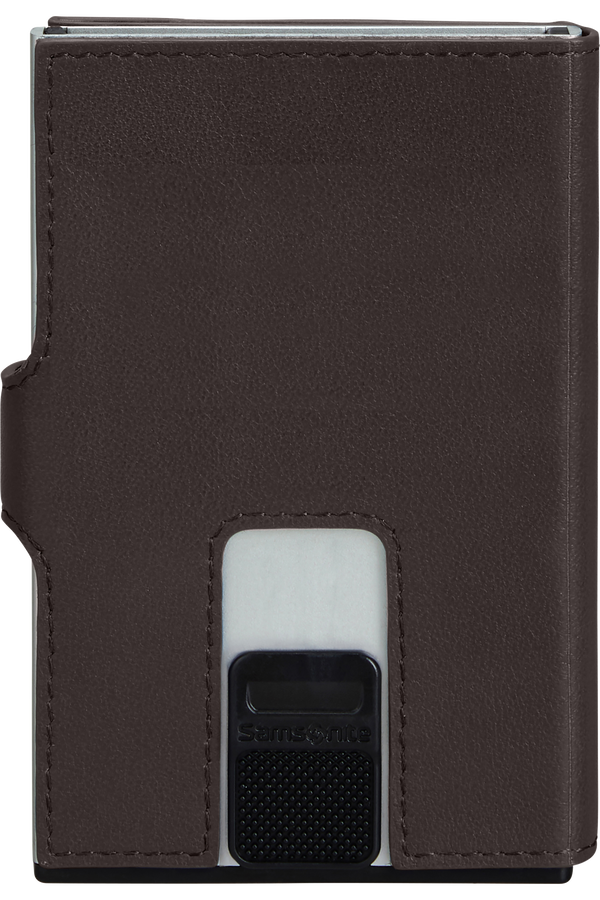 Samsonite Alu Fit 202 - Slide-up Wallet  Dark Brown Samsonite Alu Fit 202 - Slide-up Wallet  Dark Brown
