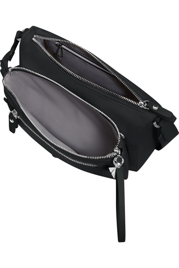 Samsonite Karissa Evo Shoulder Bag + Pouch  Schwarz Samsonite Karissa Evo Shoulder Bag + Pouch  Schwarz