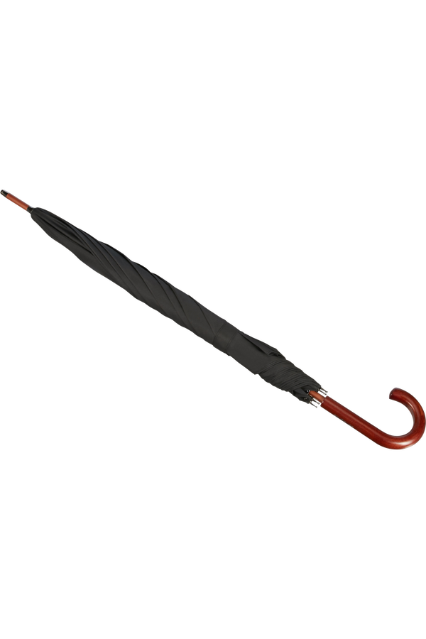 Samsonite Wood Classic S Stick Man Auto Open  Schwarz Samsonite Wood Classic S Stick Man Auto Open  Schwarz