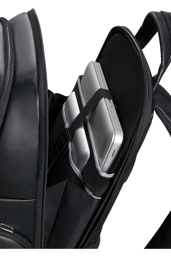 Samsonite Pro-Dlx 6 Leather Backpack 15.6'  Schwarz Samsonite Pro-Dlx 6 Leather Backpack 15.6'  Schwarz