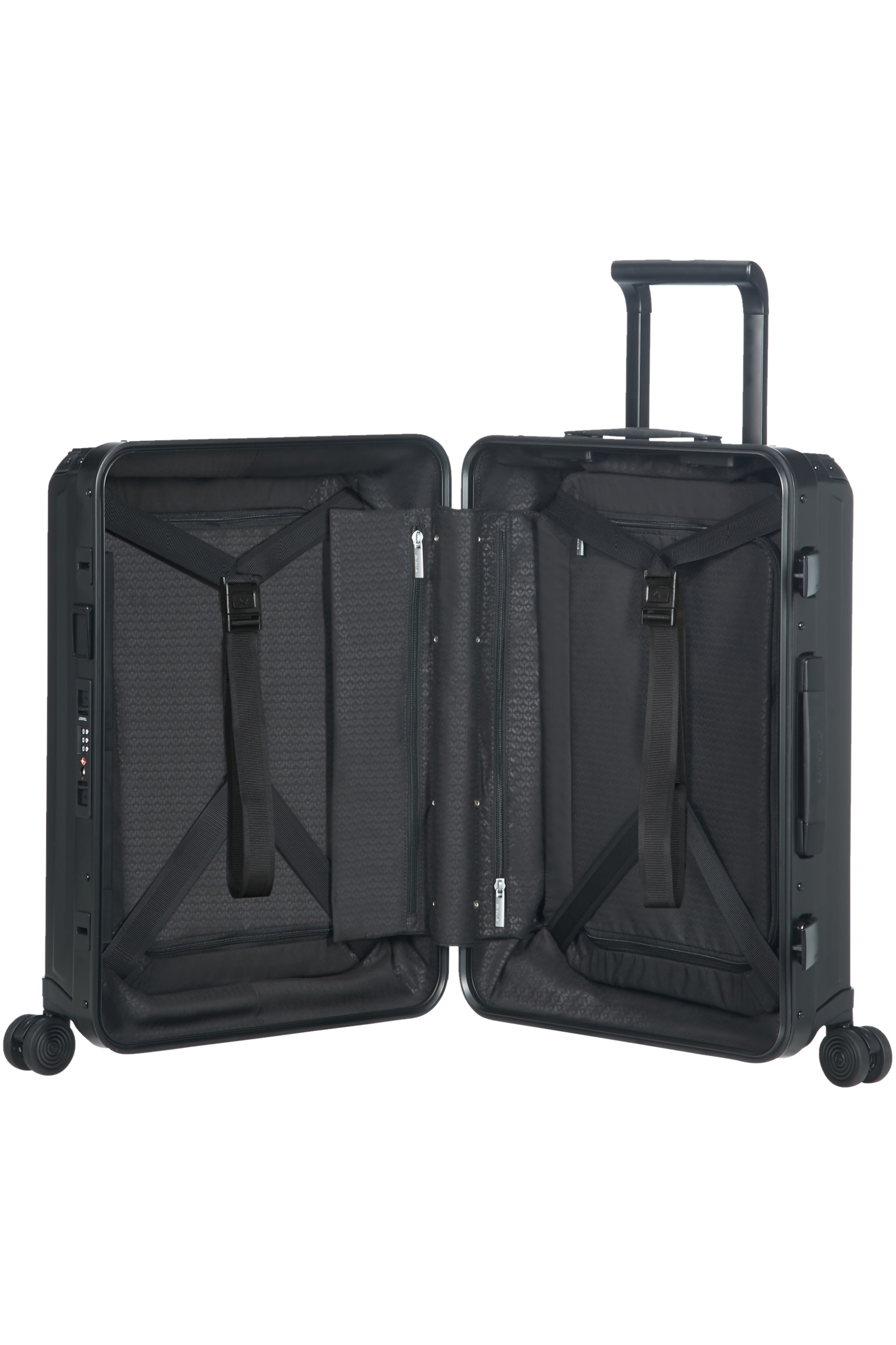 Lite-Box Alu Trolley mit 4 Rollen 55cm | Samsonite Deutschland