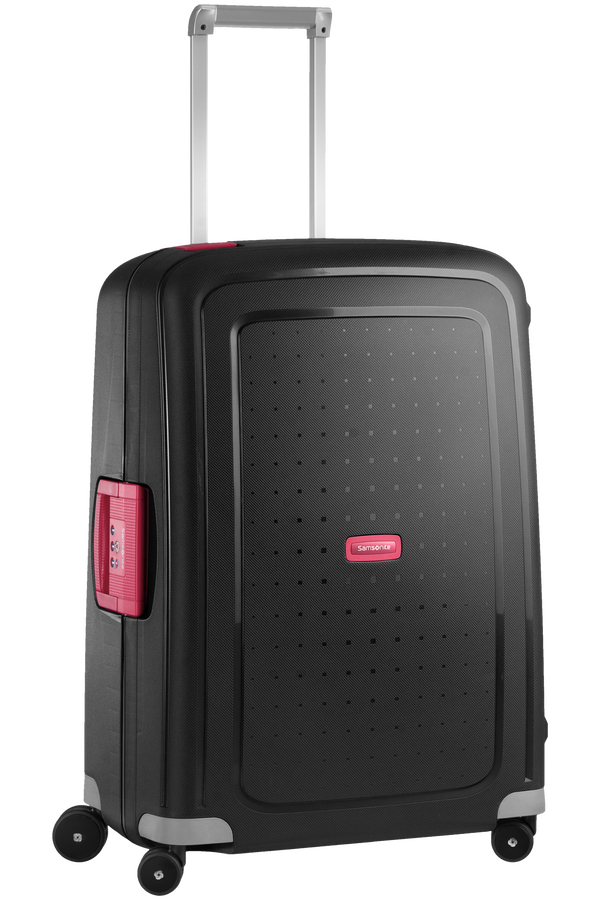 Samsonite S'Cure Spinner 69cm Black/Bright Pink Samsonite S'Cure Spinner 69cm Black/Bright Pink