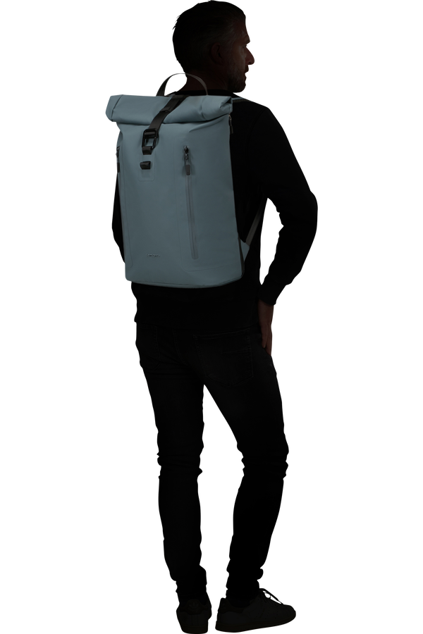 Samsonite Coatify Biz Rolltop Backpack 15.6'  Dusty Blue