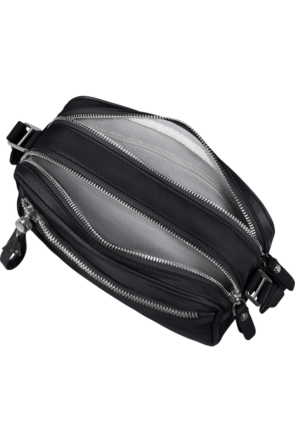 Samsonite Karissa Evo Shoulder Bag 2 Comp  Schwarz Samsonite Karissa Evo Shoulder Bag 2 Comp  Schwarz