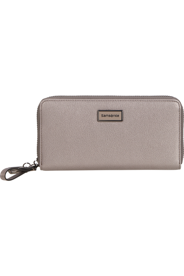 Samsonite Karissa 2.0 Slg 419 - L ZIP AROUND PU L  Silber