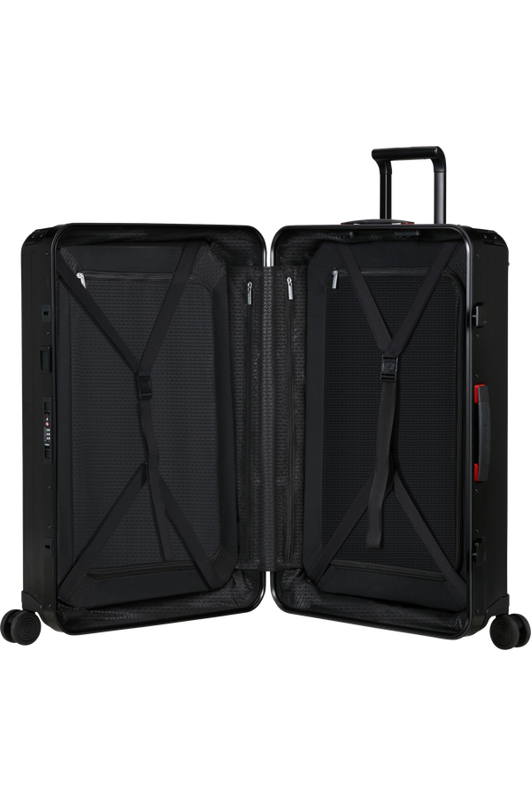 Samsonite Lite-Box Alu Spinner 28-S3042 76cm Schwarz