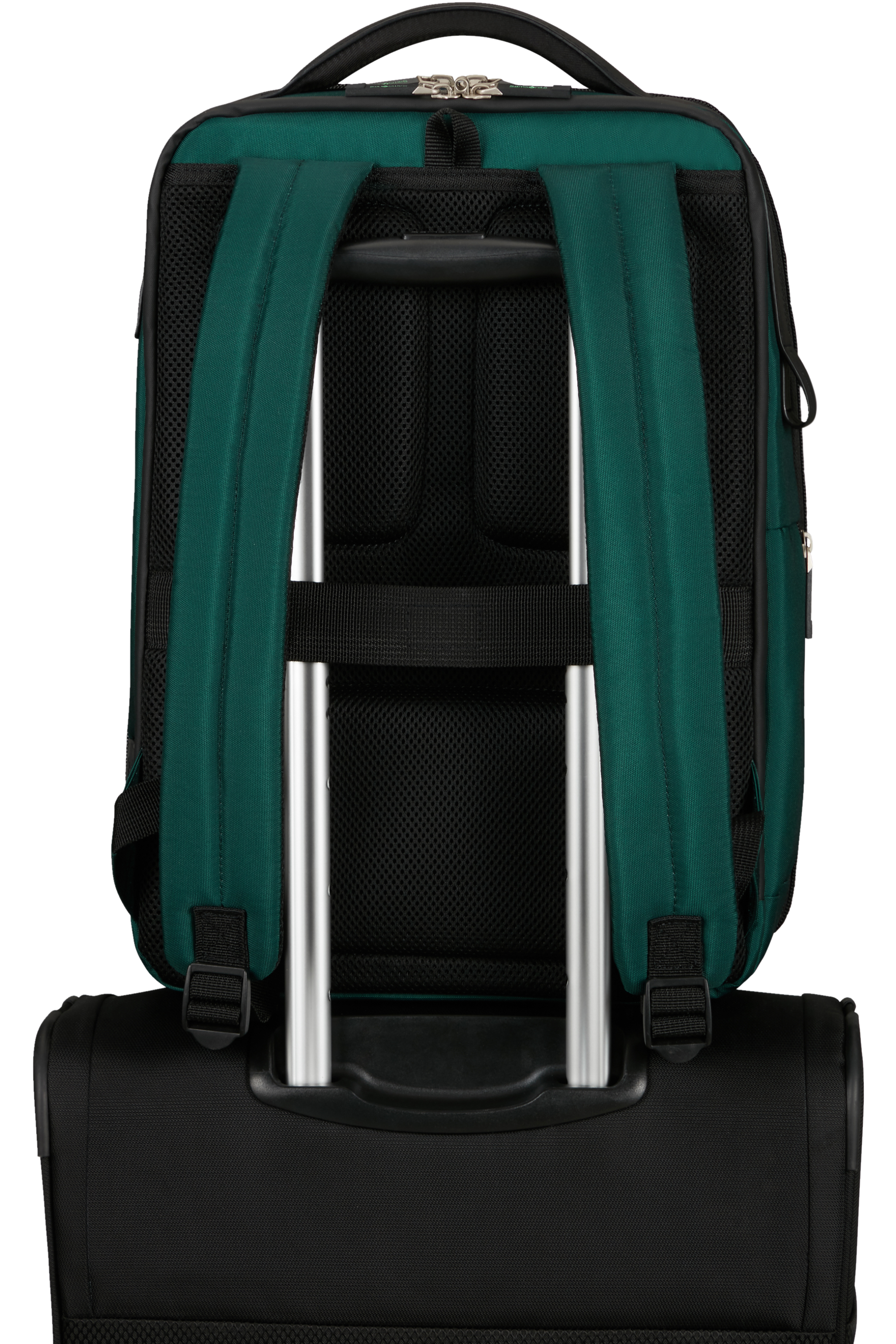 green laptop backpack