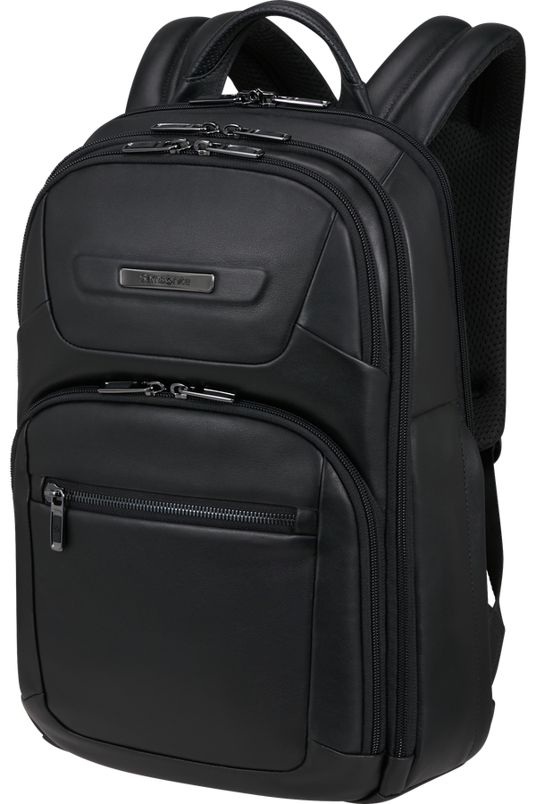 Samsonite Pro-Dlx 6 Leather Backpack 14.1'  Schwarz Samsonite Pro-Dlx 6 Leather Backpack 14.1'  Schwarz